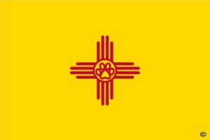 New Mexico State Paw Flag