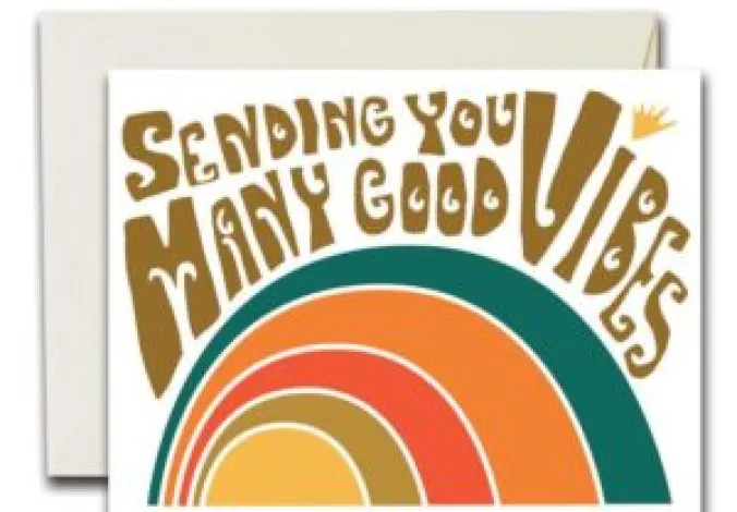 good vibes card