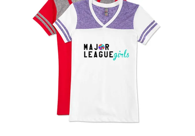 majorleague girls tee