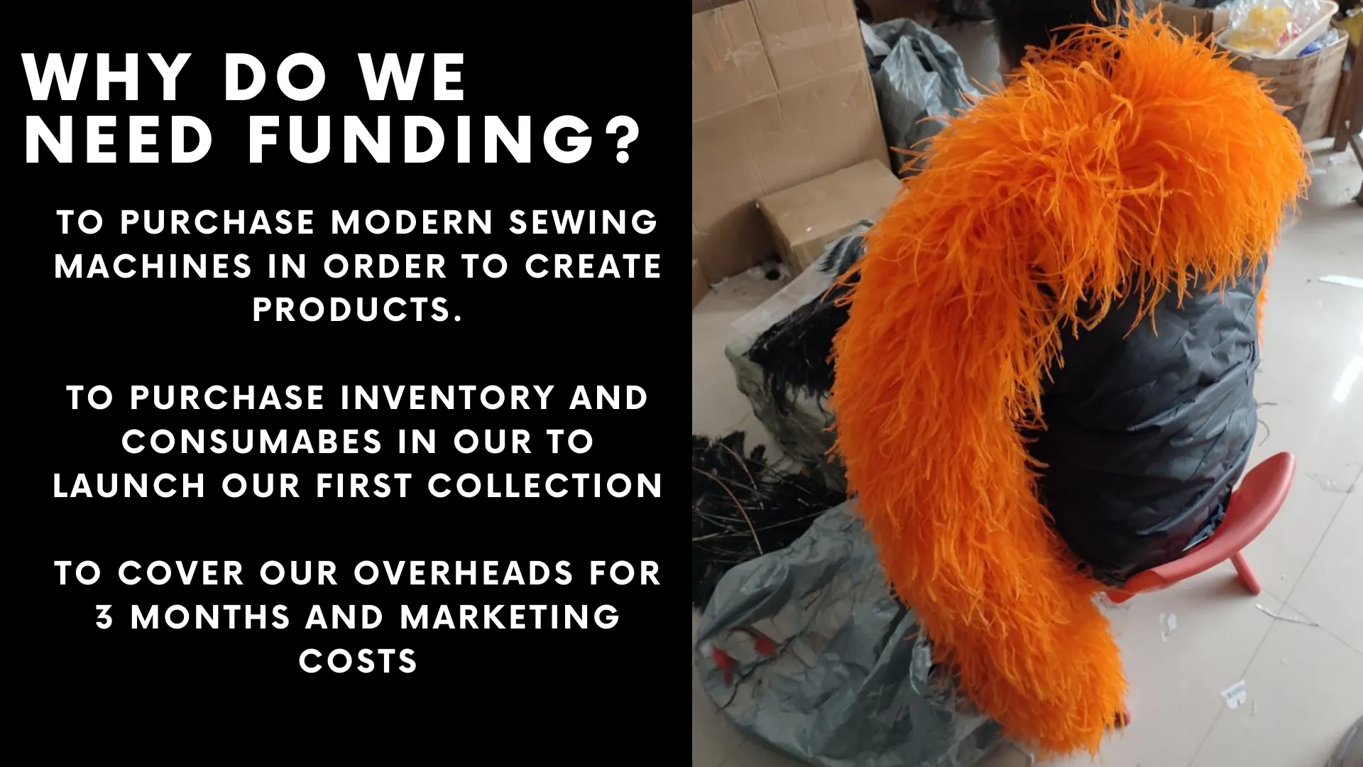 WHY DO WE NEED FUNDING?