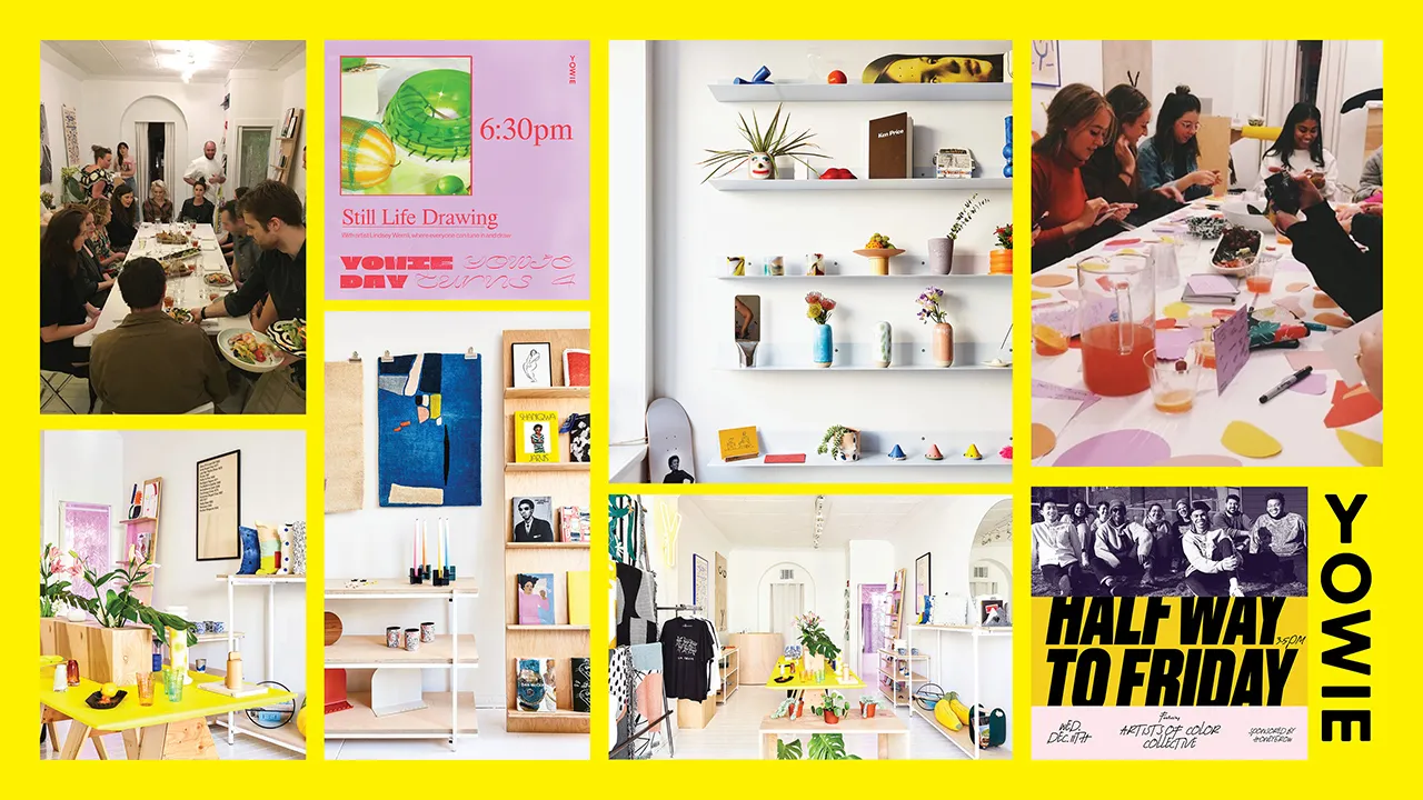 Images of our current space and a few of our favorite events and workshops.