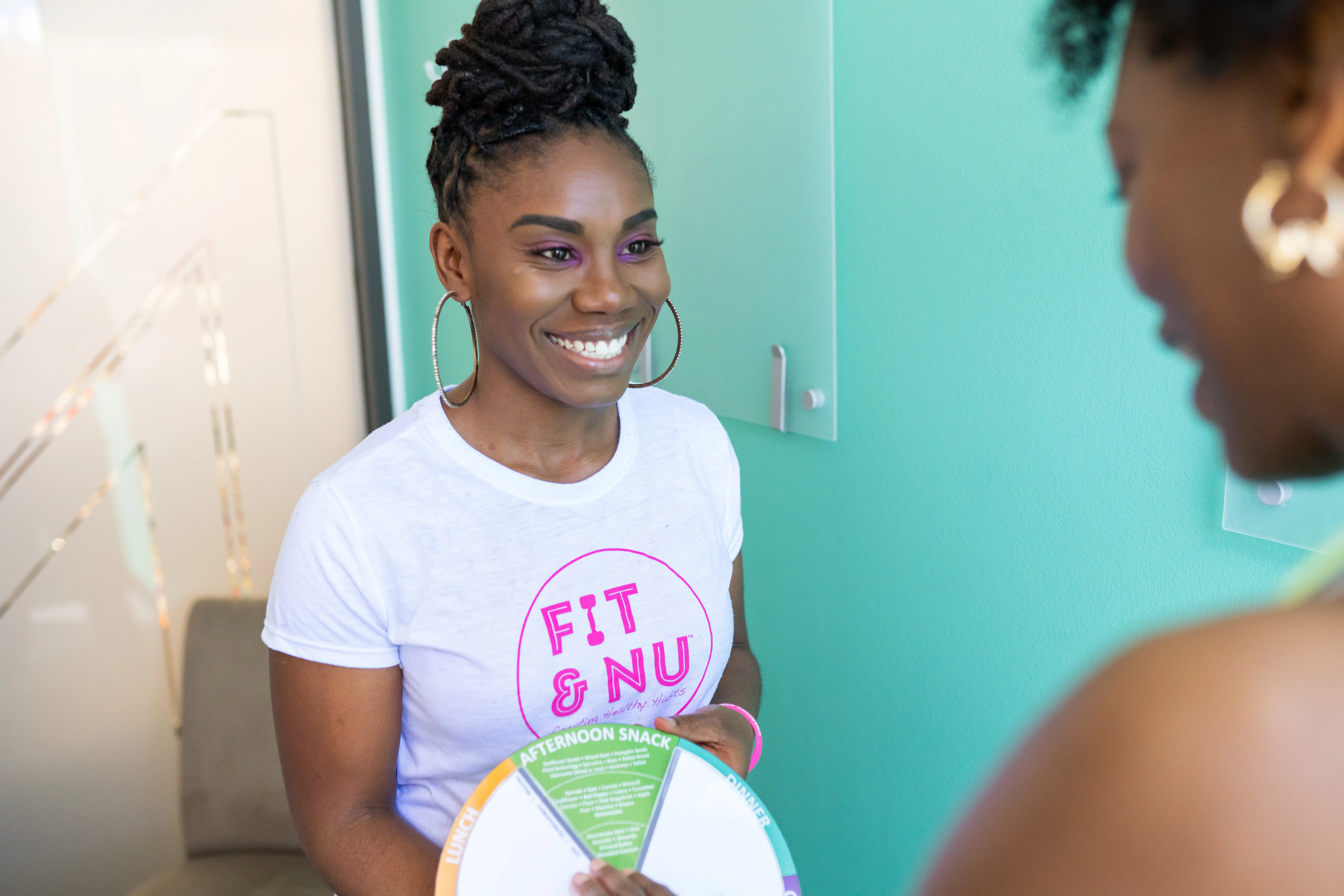 NU Coach Joslyn at FIT & NU