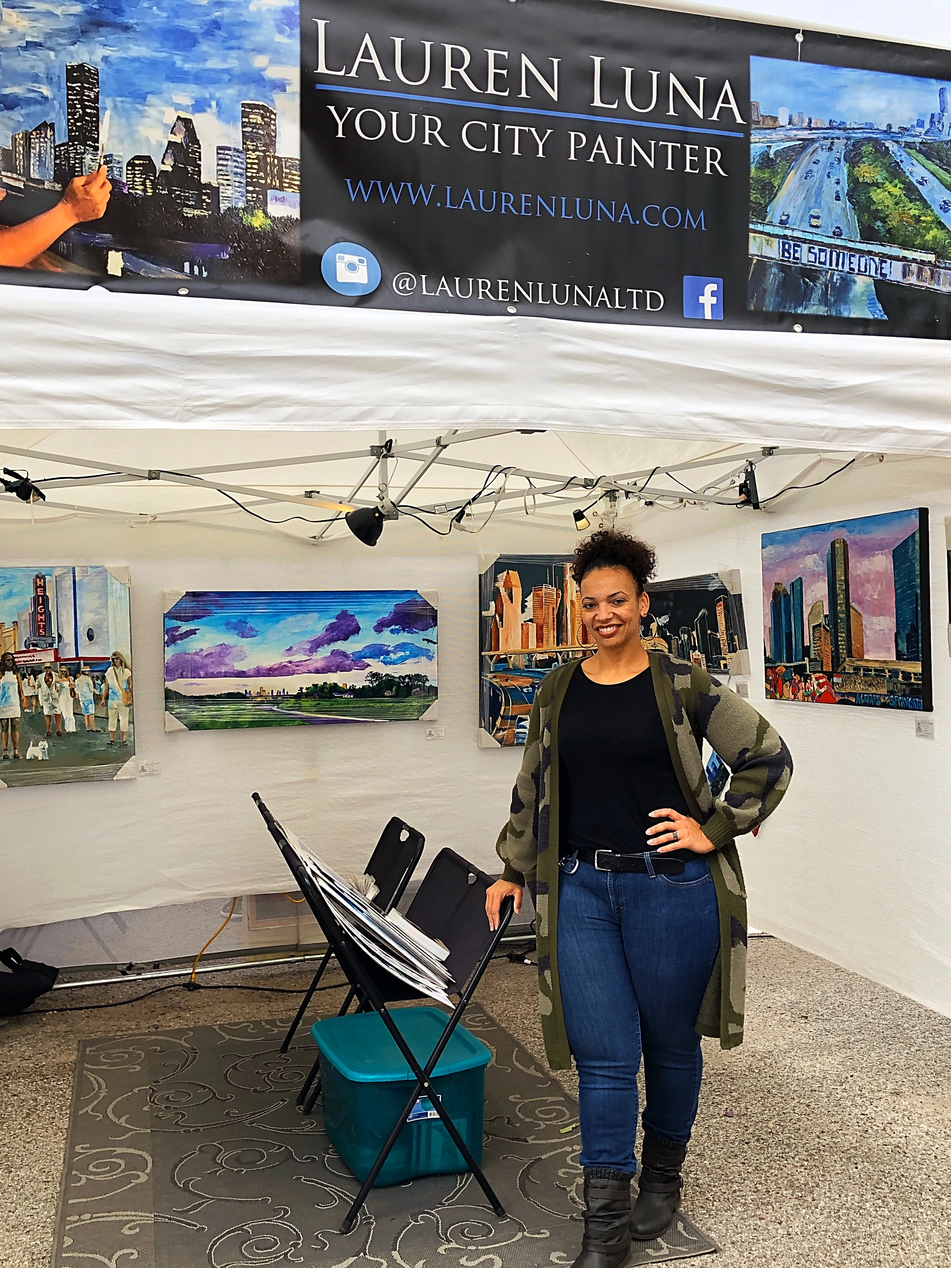 Lauren Luna at an Art Festival