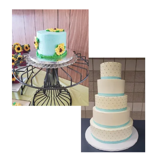 Custom Cakes Pictured