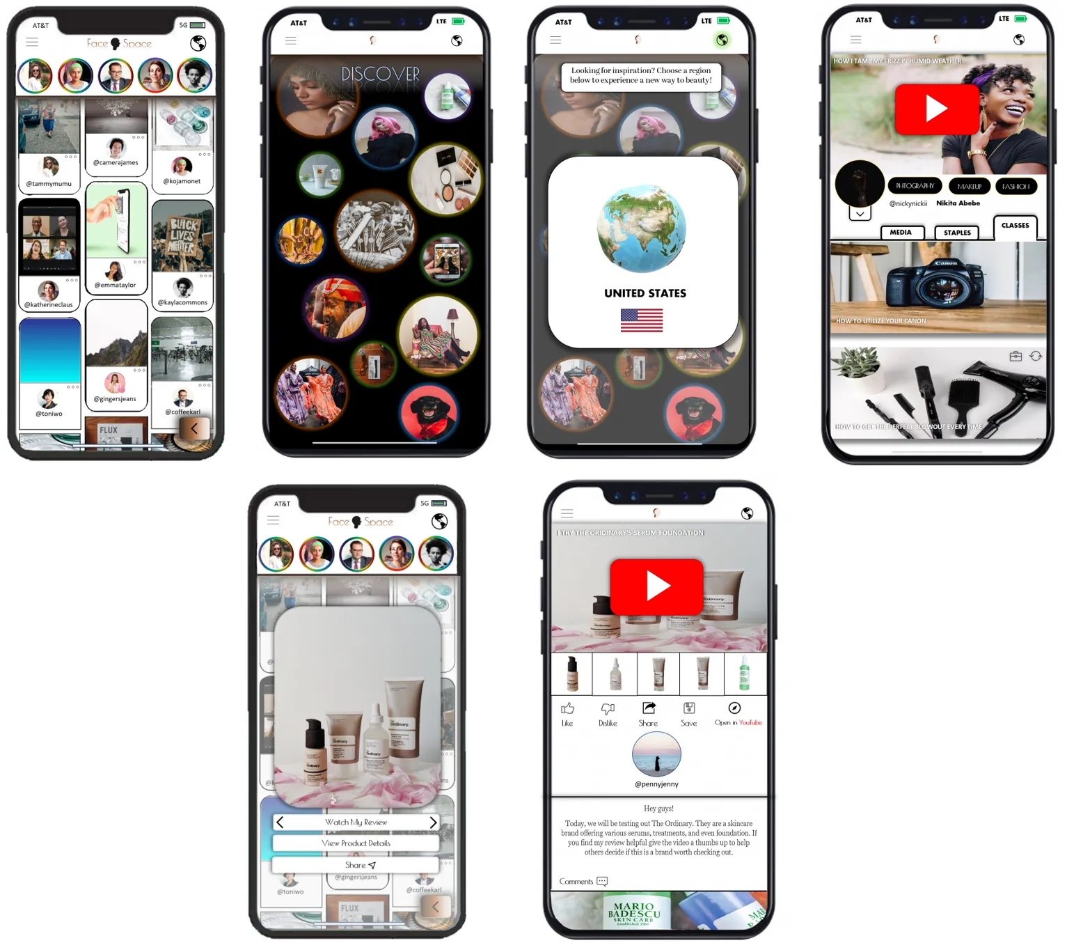 FaceSpace Prototypes