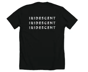 iridescent logo t-shirt