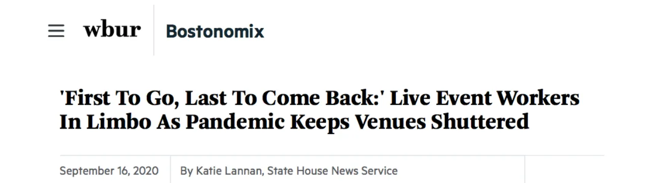 Live Events Canceled
