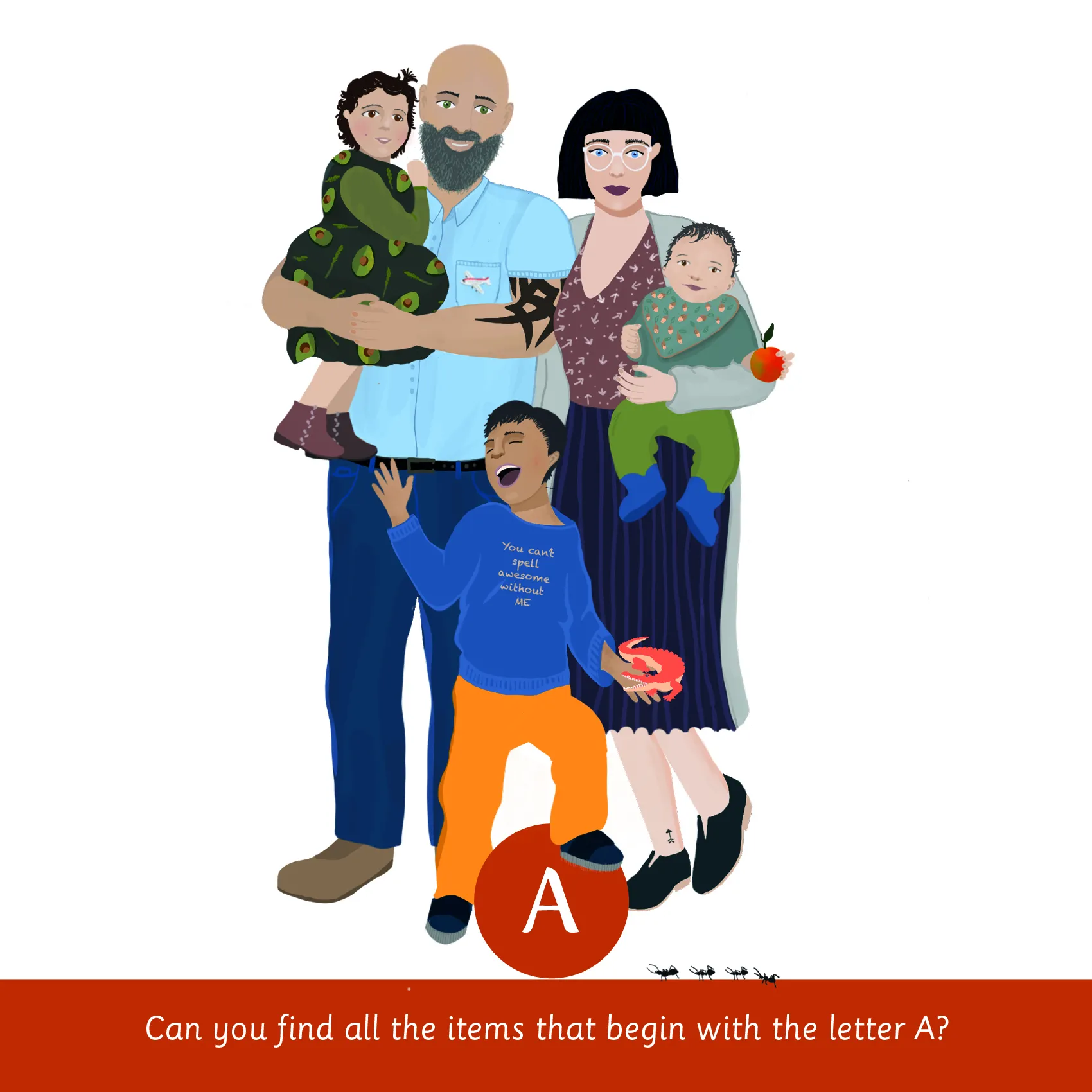 Letter A - Inclusive Bookshop