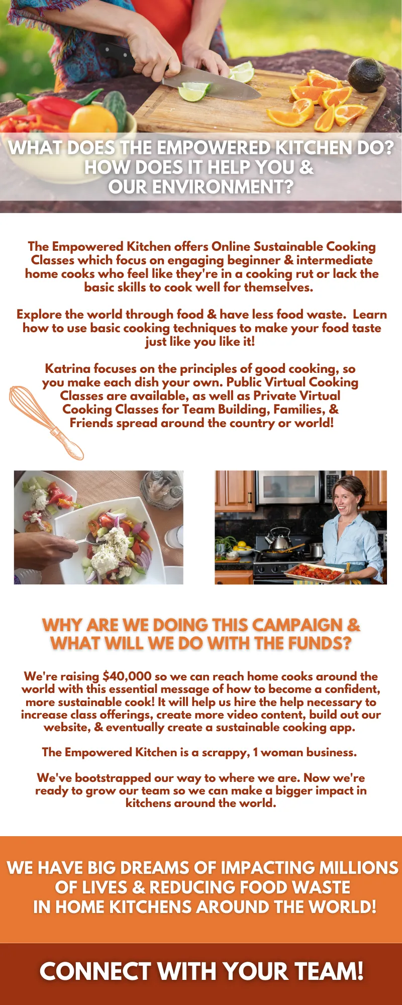 page 2 of crowdfunding campaign