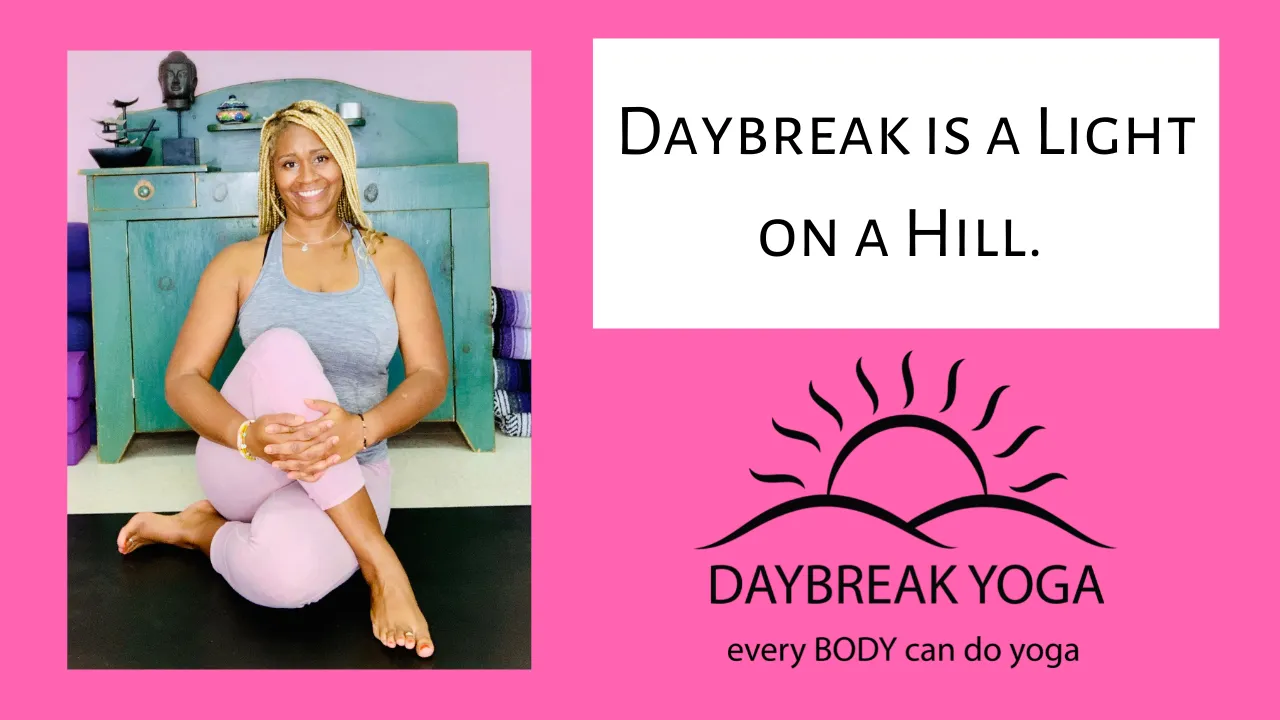 Daybreak Yoga light on a hill