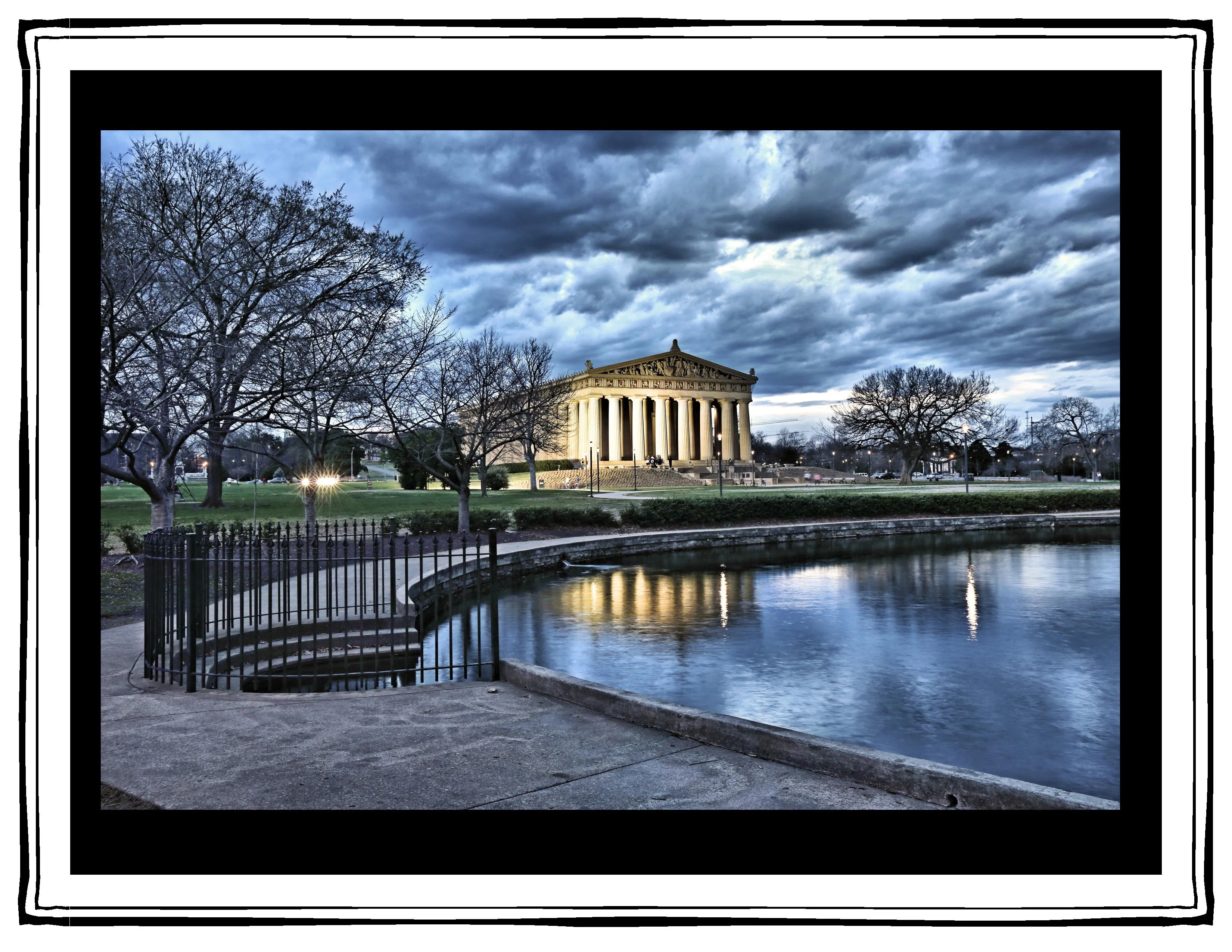 Parthenon as storm rolls in 1