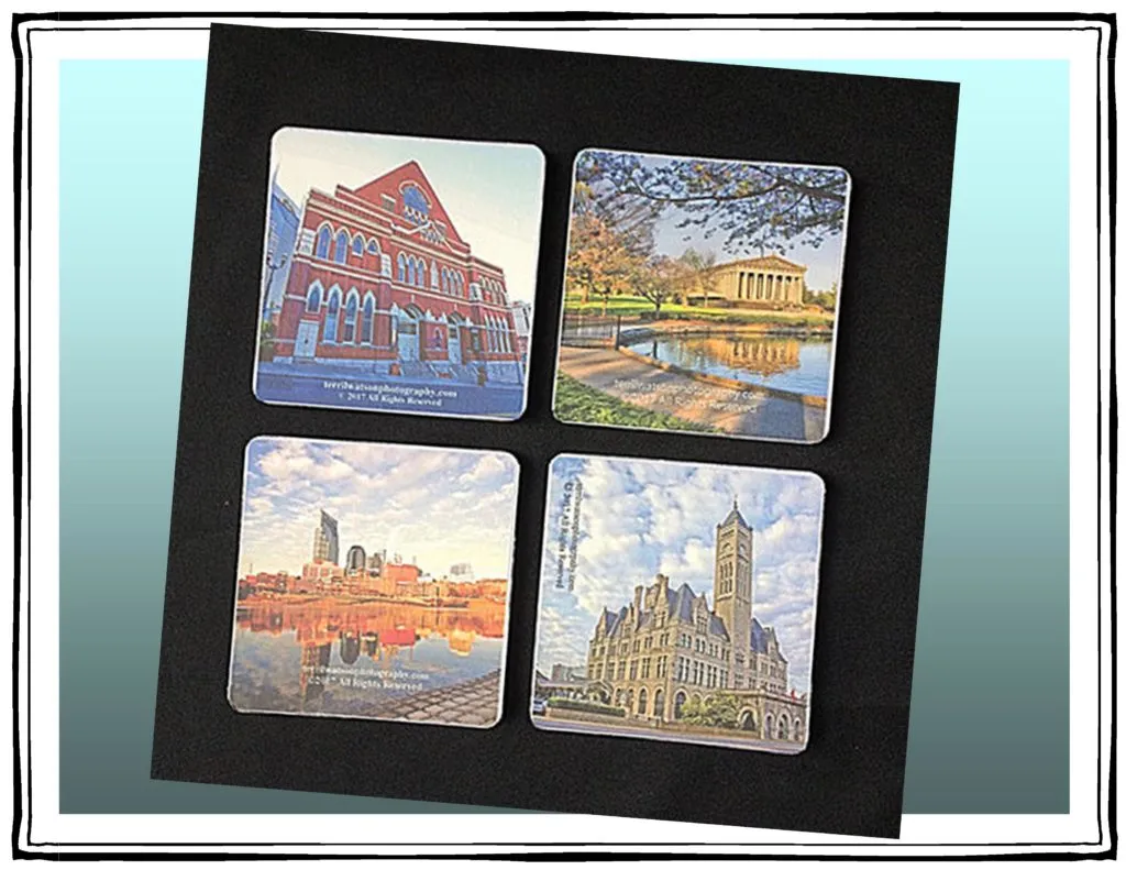 Sponge Rubber Coasters 1