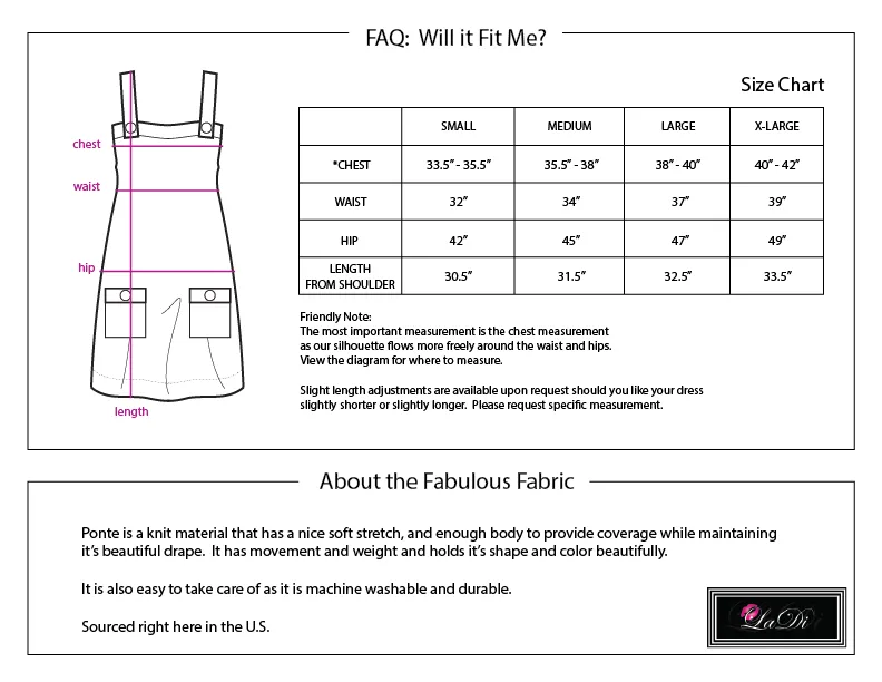 LaDi Size Chart