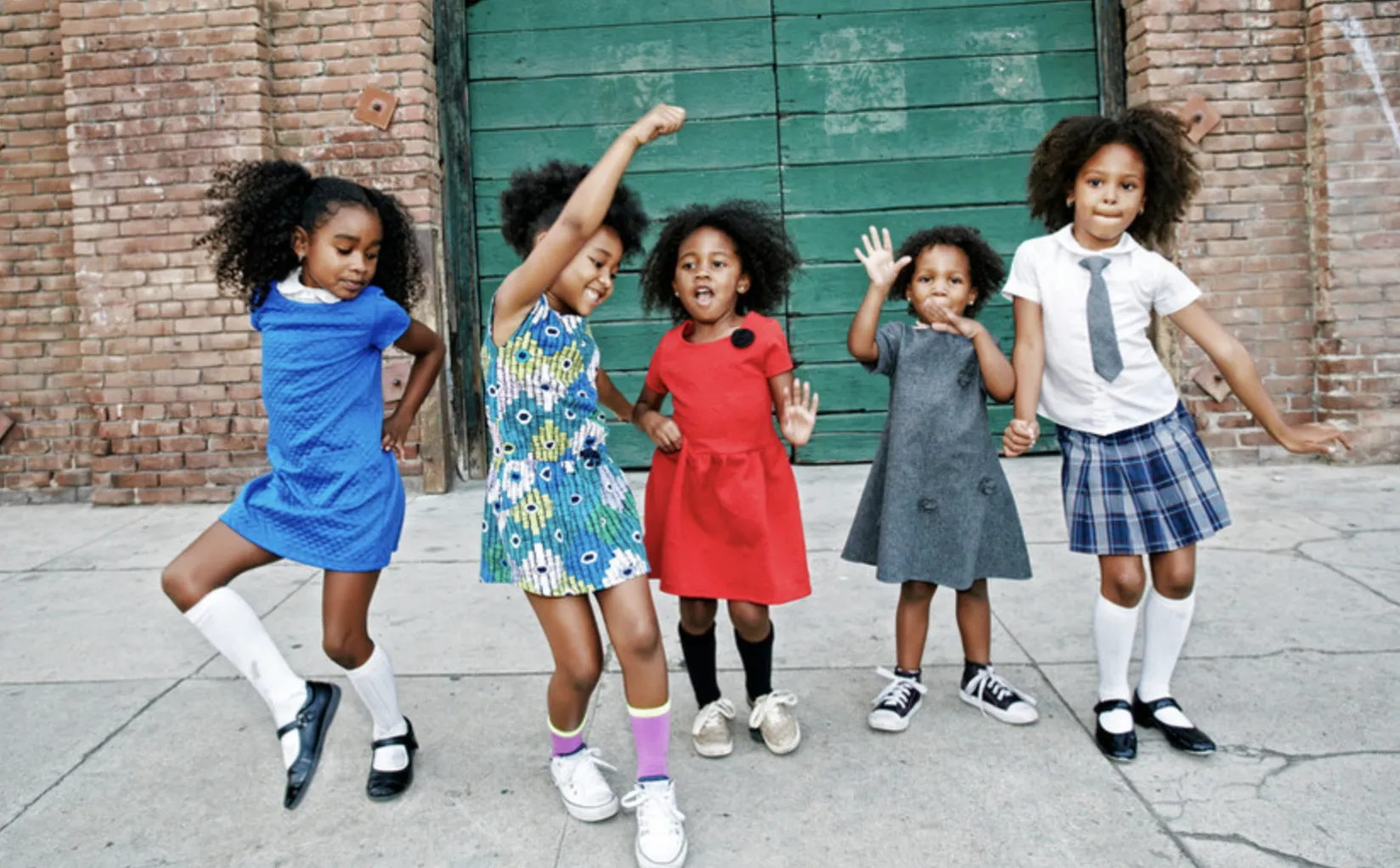 Happy kids are active kids