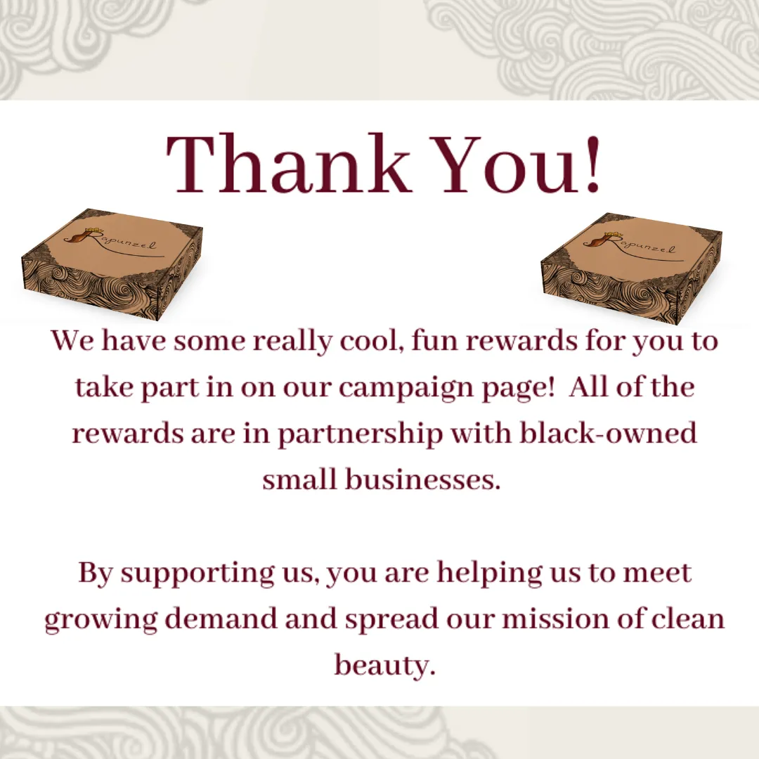Thank you for supporting Club Rapunzel