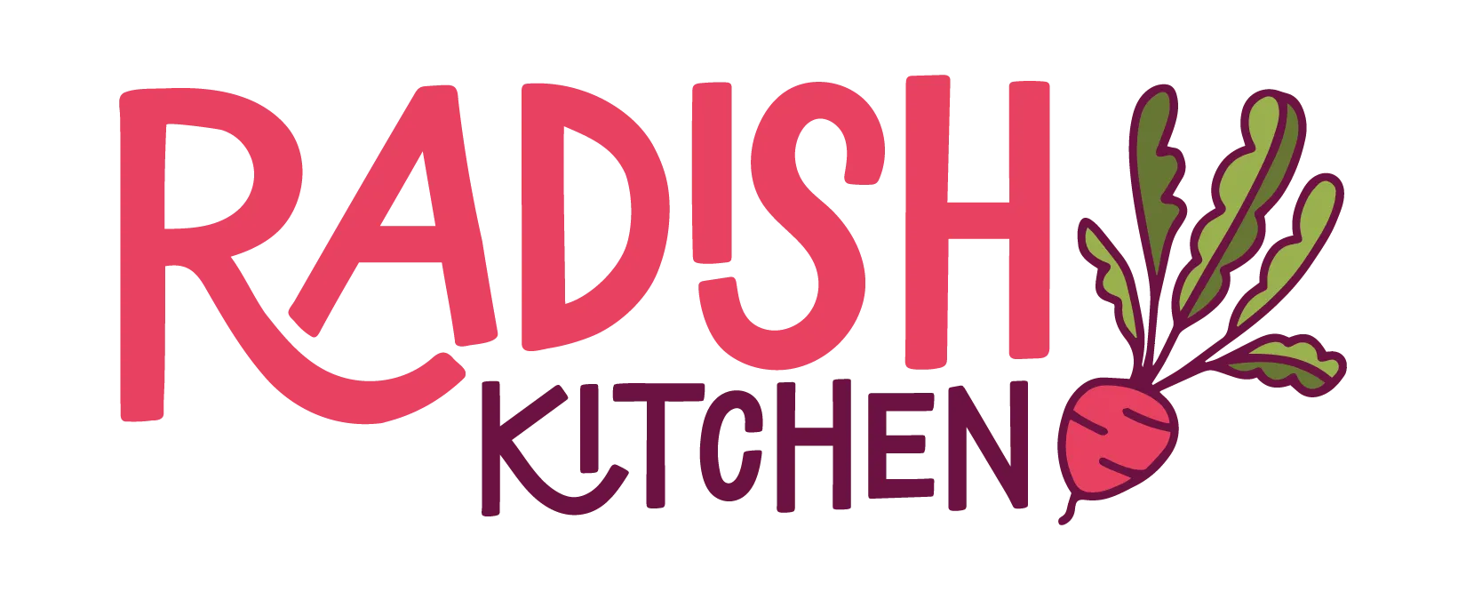 Radish Kitchen Logo by Lettering Works