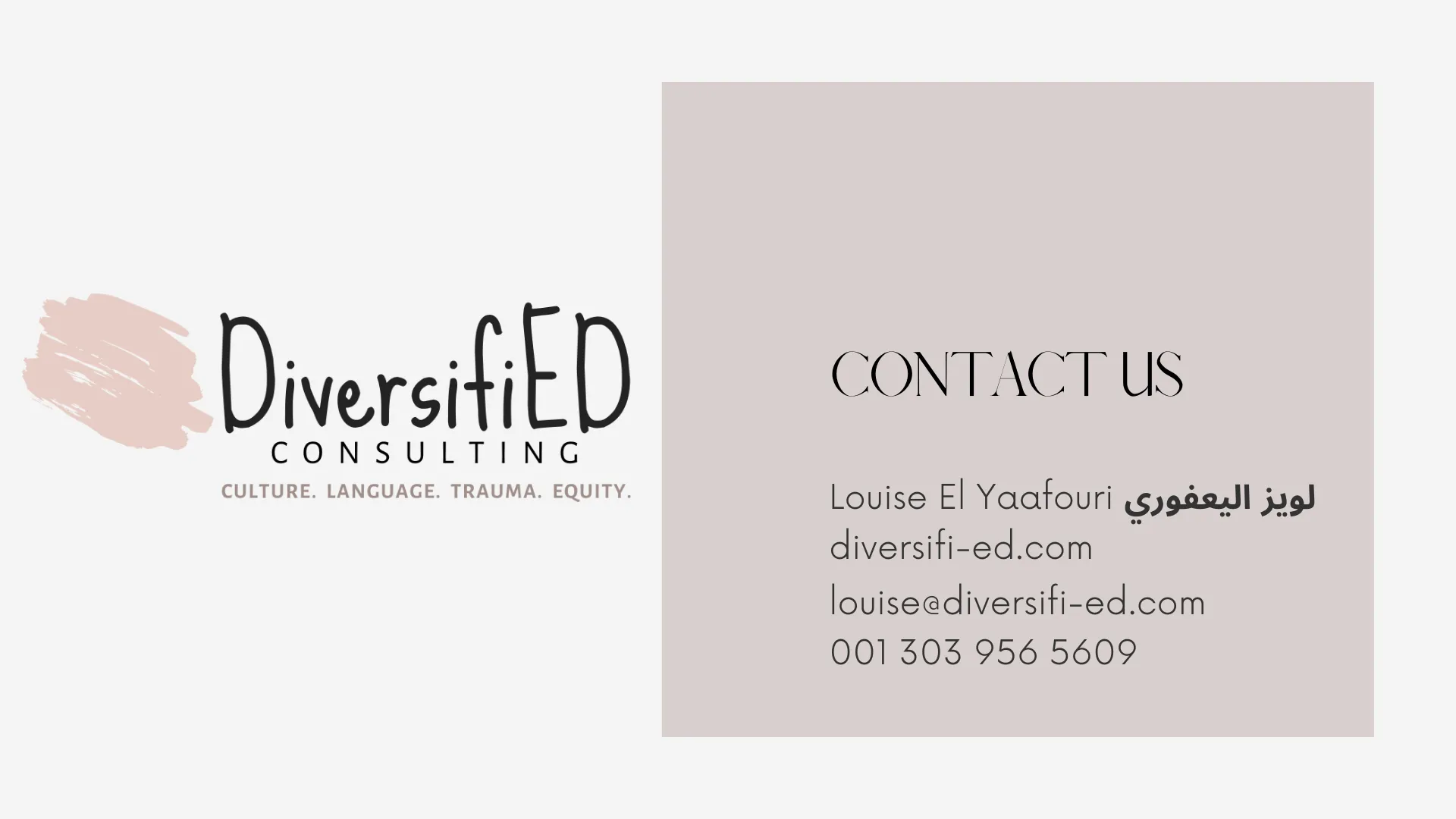 DiversifiED Consulting