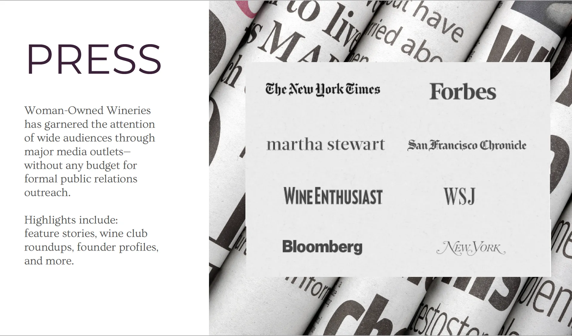 press