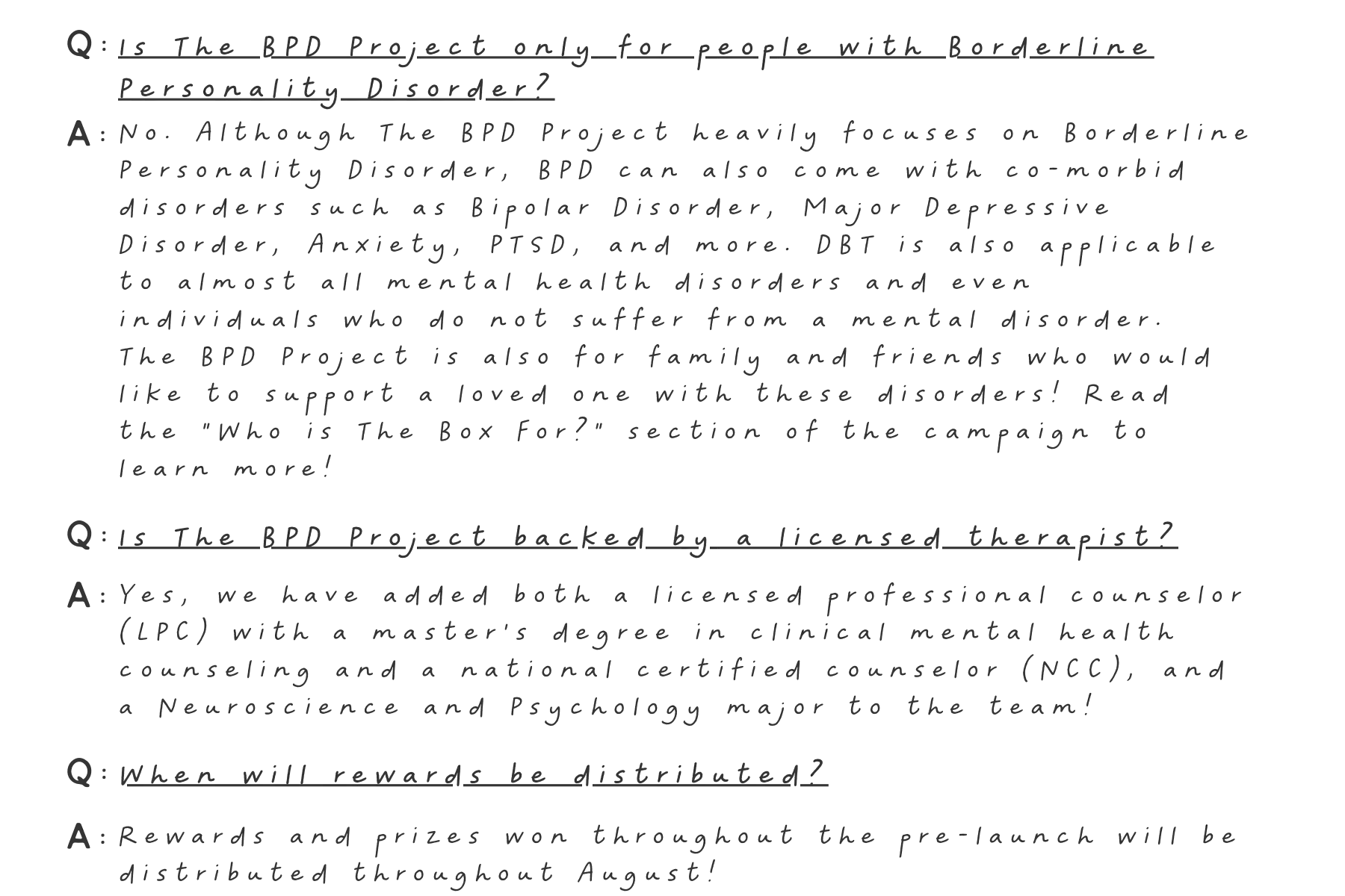 FAQs