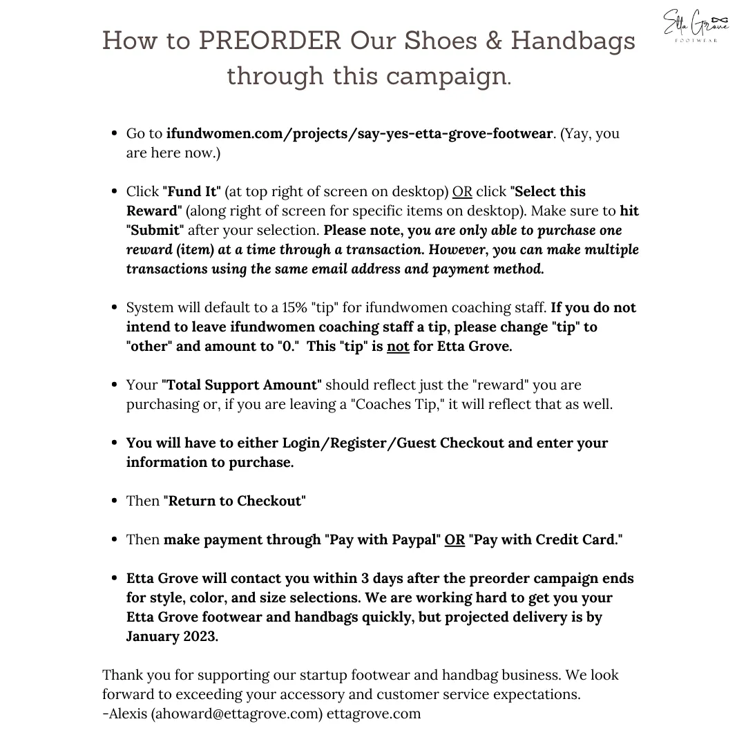 How to PreOrder