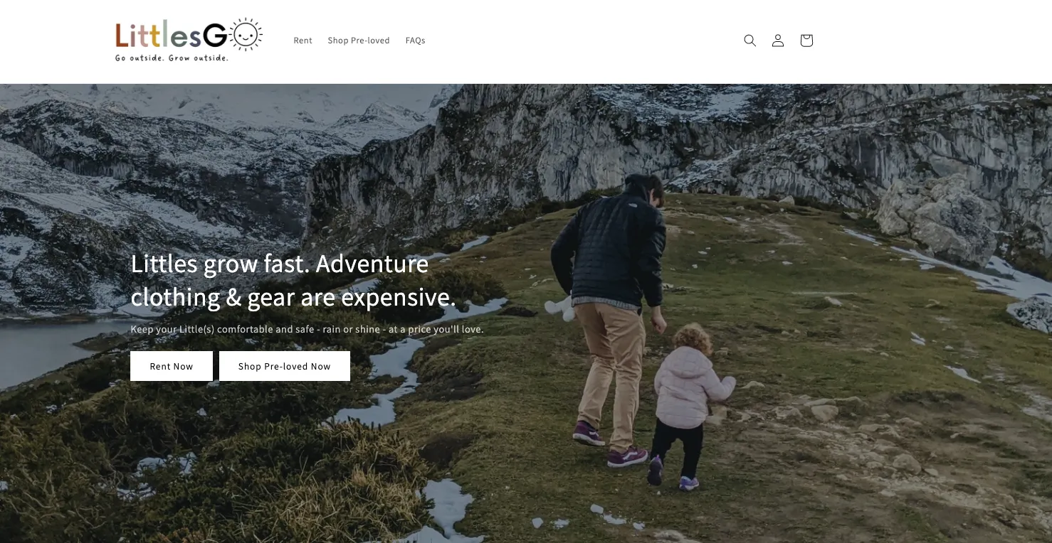 website screenshot