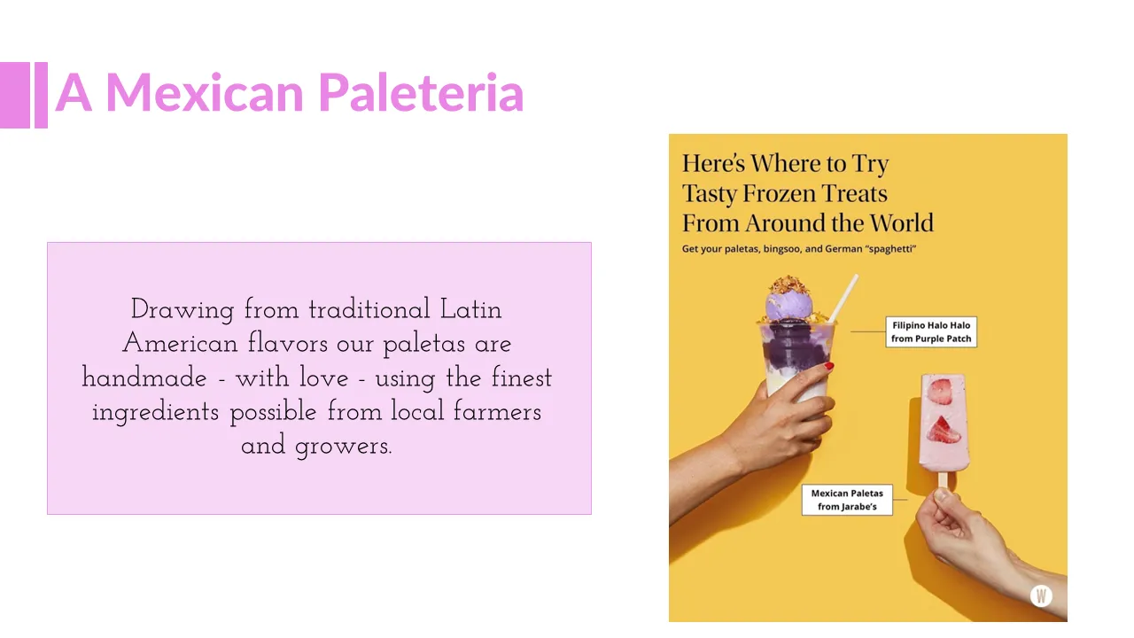 Mexican Paleterias