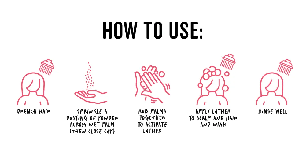 Vacaville Shampoo how to use
