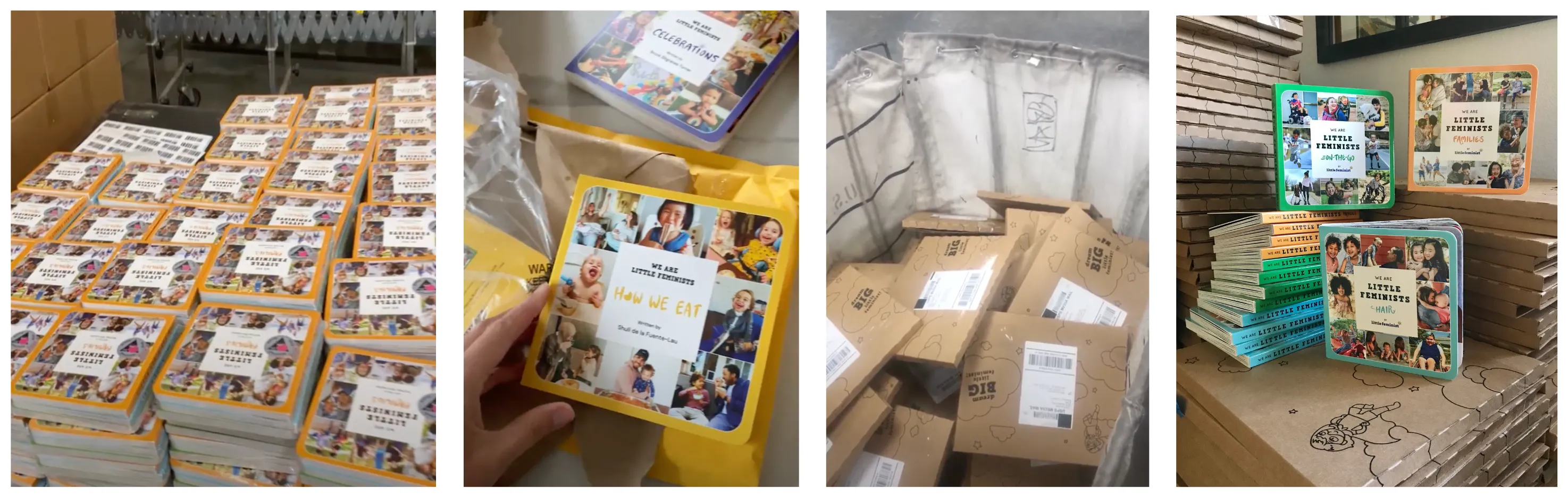 Little Feminist Press shipment photos