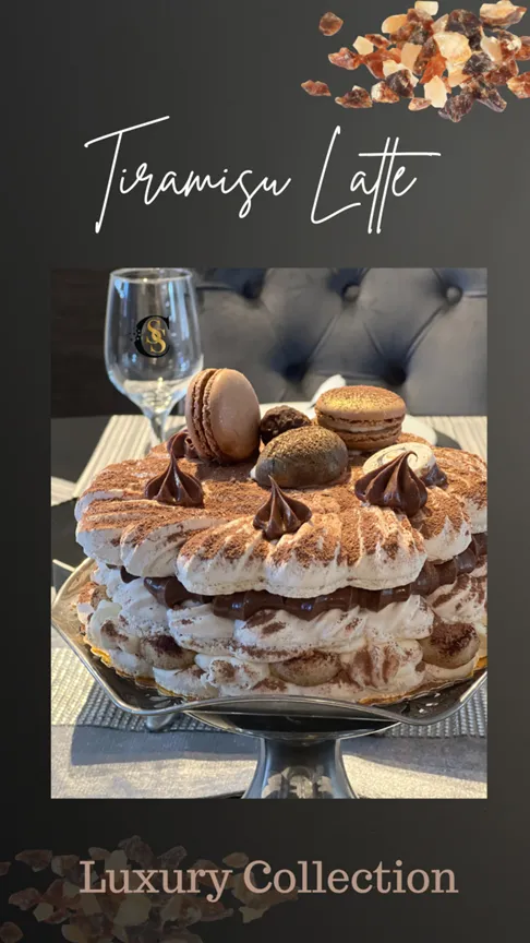SSC Tiramisu Macaron Entremet Cake
