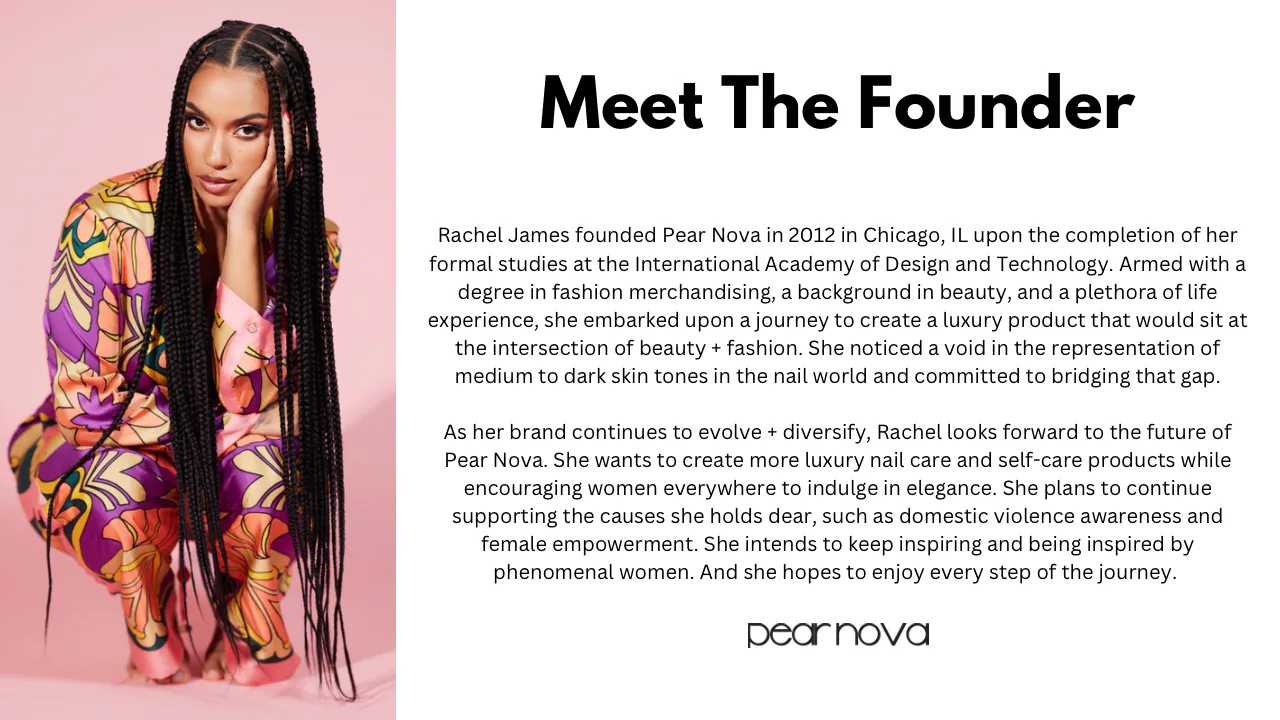 Pear Nova Founder, Rachel James